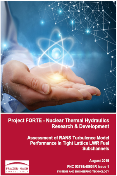 pdf report cover for Fuel channel flow modeeling